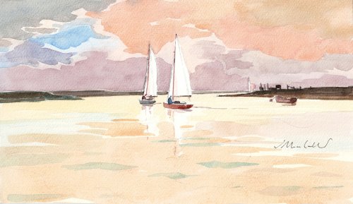 Evening Sail - Fine Art Print (5x7)
