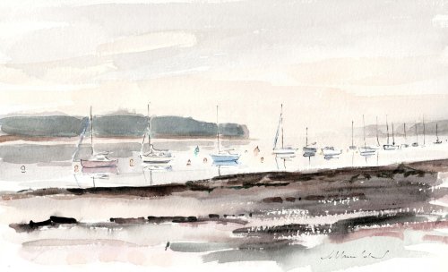 Sailing Boats at Rest - Fine Art Print (5x7)