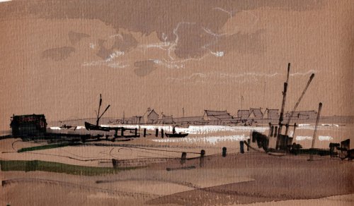 Moored Up on the Blyth - Fine Art Print (5x7)
