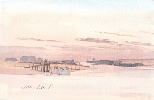 Preparing the Boats - Fine Art Print (5x7)