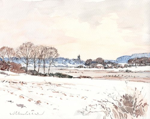 Blythburgh View - Fine Art Print (5x7)