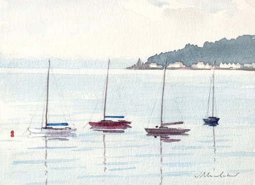 Four in a Row - Fine Art Print (5x7) 