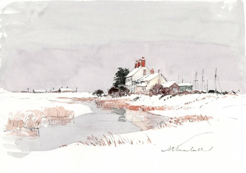 Facing the River - Fine Art print (5x7) 