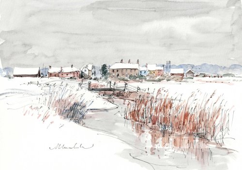 Behind the Bridge - Fine Art Print (5x7) 