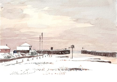 The Harbour Entrance at Southwold - Fine Art Print (5x7)